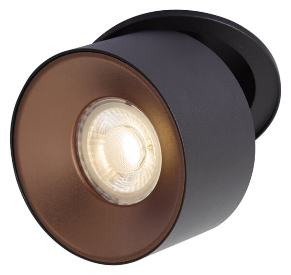 Modern süllyesztett spotlámpa fekete GU10 50mm - Echo