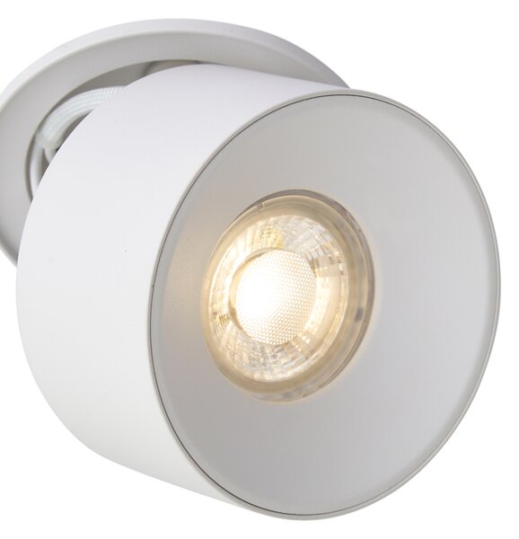 Modern beépíthető spotlámpa fehér GU10 50mm - Echo