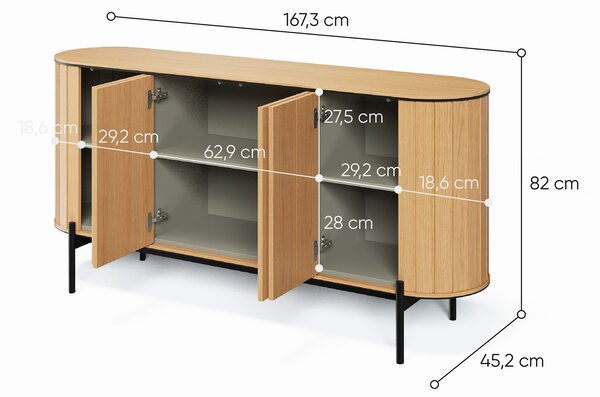 ROTTO RT-03 háromajtós komód