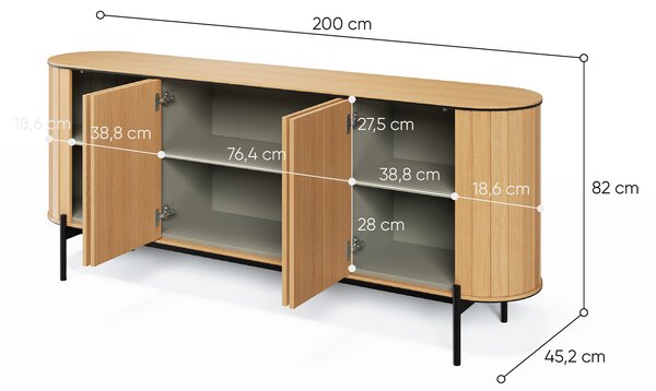 ROTTO RT-04 széles komód