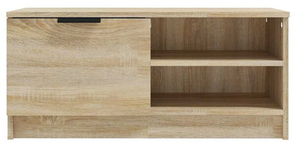 2 db sonoma-tölgy színű szerelt fa TV-szekrény 80x35x36,5 cm