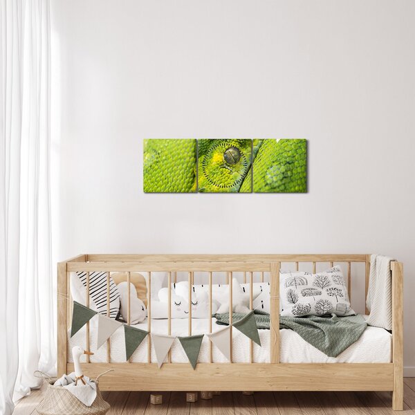 Kígyó képe (órával) (90x30 cm)
