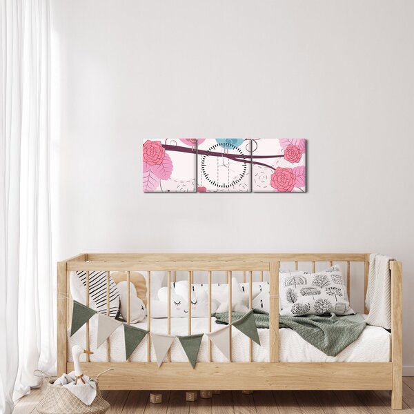 Kép - Szerelmi idő (órával) (90x30 cm)
