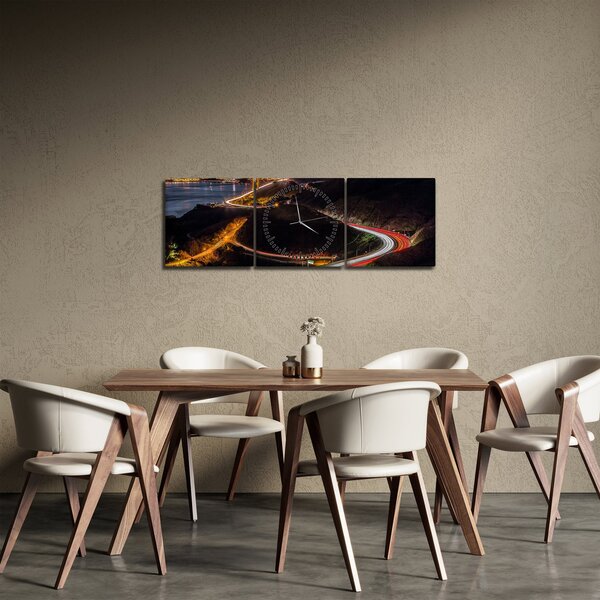 Kép - Golden Gate Bridge (órával) (90x30 cm)