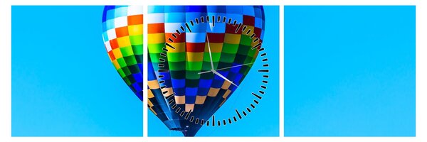 Kép - Hőlégballon (órával) (90x30 cm)