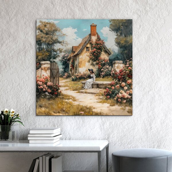 DUBLEZ | Eredeti művészeti kép - Vintage Garden | Prémium UV nyomtatás