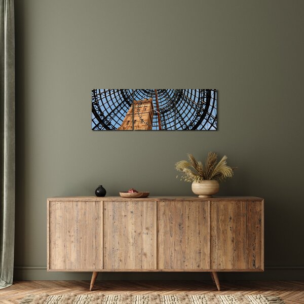 Kép egy toronyról Melbourne-ben (órával) (90x30 cm)