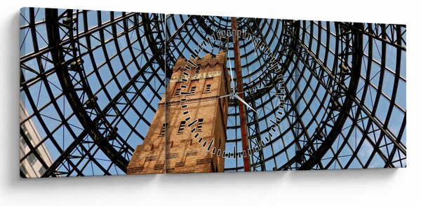 Kép egy toronyról Melbourne-ben (órával) (90x30 cm)