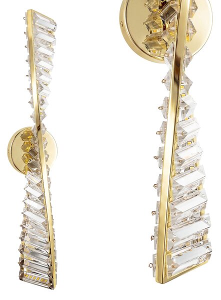 FALI LED LÁMPA APP1951-W 50 cm GOLD