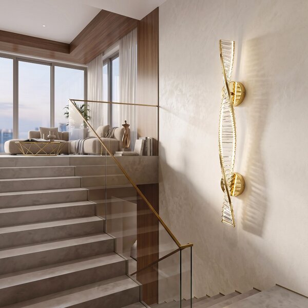 FALI LED LÁMPA APP1952-W 100cm GOLD