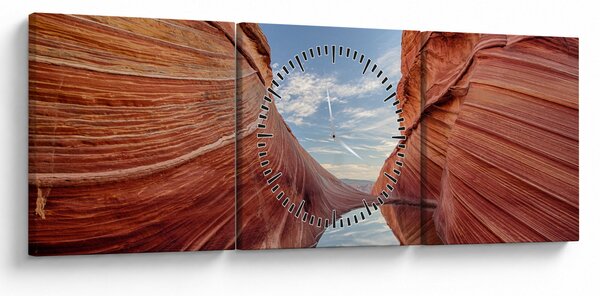 Kép - Vermilion Cliffs Arizona (órával) (90x30 cm)