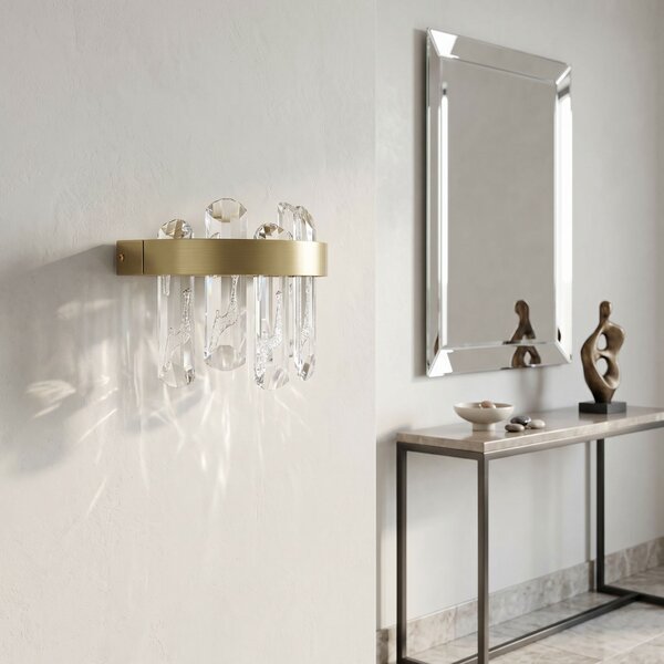 LED fali lámpa SWE075-W Brushed Gold