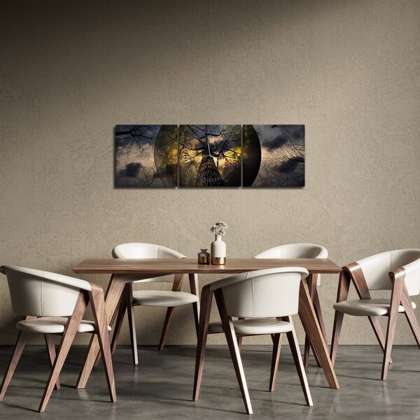 Kép - Titokzatos ég (órával) (90x30 cm)
