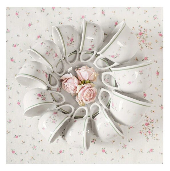 Nonna Rosa fehér porcelán cukortartó - Brandani