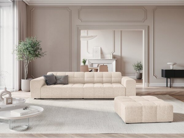 Krémszínű puff Chicago – Cosmopolitan Design
