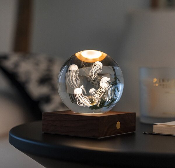 Sötétbarna USB fénydekoráció Amber – Gingko