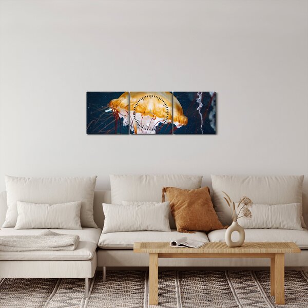Medúza képe (órával) (90x30 cm)
