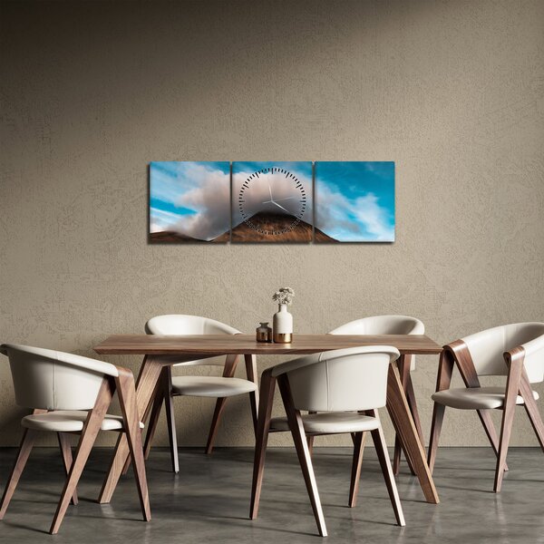 Kép - Felhő a csúcs felett (órával) (90x30 cm)