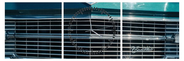 Kép - Cadillac (órával) (90x30 cm)