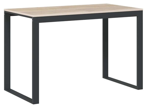 Fekete-tölgyszínű forgácslap számítógépasztal 110 x 60 x 73 cm