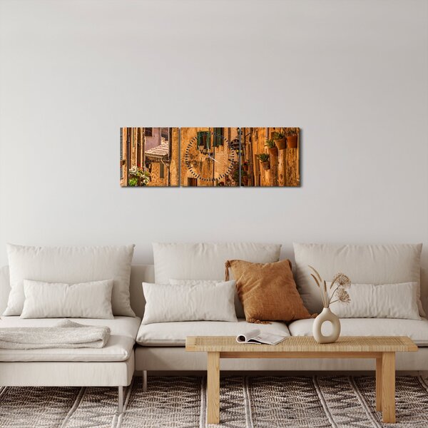 Kép - Spanyol utca (órával) (90x30 cm)