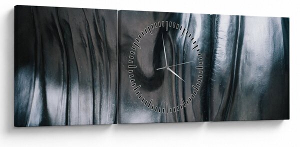 Kép - Acél arc (órával) (90x30 cm)