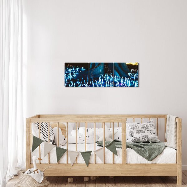 Kép - Varázsfa (órával) (90x30 cm)