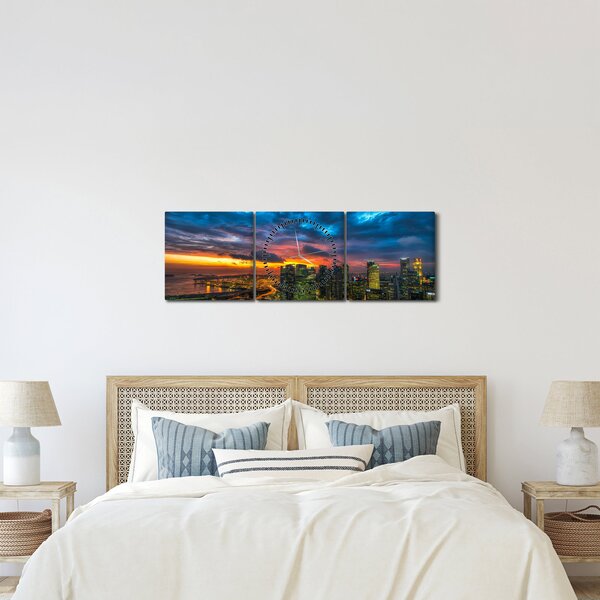 Kép - Urban (órával) (90x30 cm)