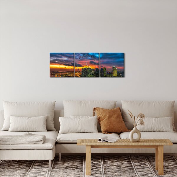Kép - Urban (órával) (90x30 cm)