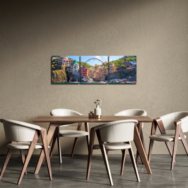Kép - A Földközi tengeren (órával) (90x30 cm)