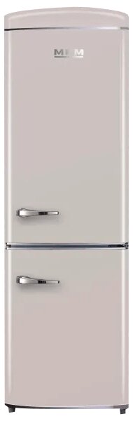 MPM MPM-375-FR-54 Alulfagyasztós kombinált hűtőszekrény, bézs