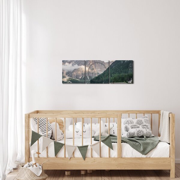 Kép - Lake Prags (órával) (90x30 cm)