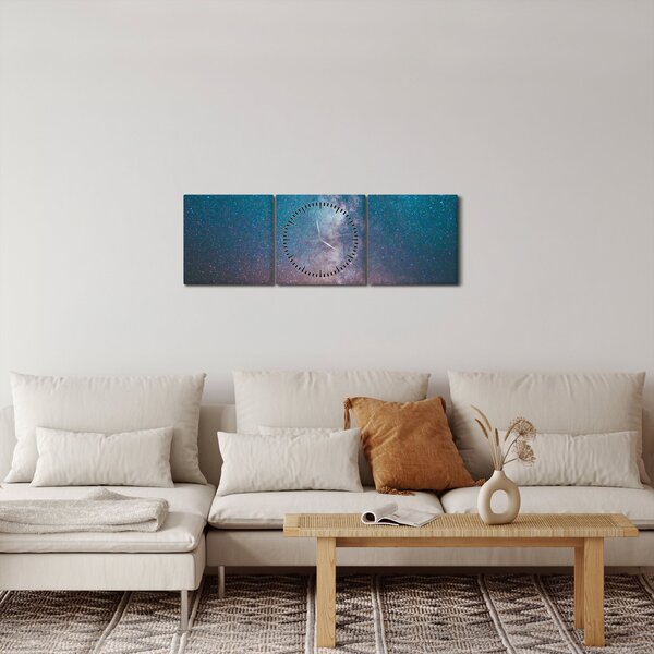 Kép - Tejút (órával) (90x30 cm)