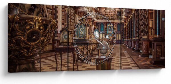 Kép - Prága Clementinum (órával) (90x30 cm)