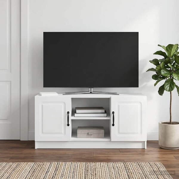 TV szekrény Fehér 102 x 34,5 x 47 cm Szerelt Fa