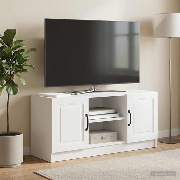 TV szekrény Fehér 102 x 34,5 x 47 cm Szerelt Fa