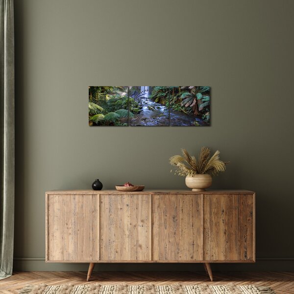 Ausztrál esőerdő képe (órával) (90x30 cm)