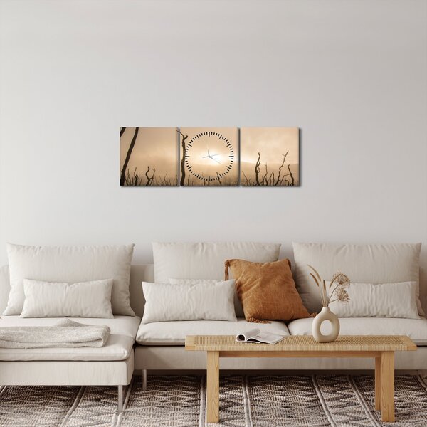 Kép - Csupasz fák (órával) (90x30 cm)