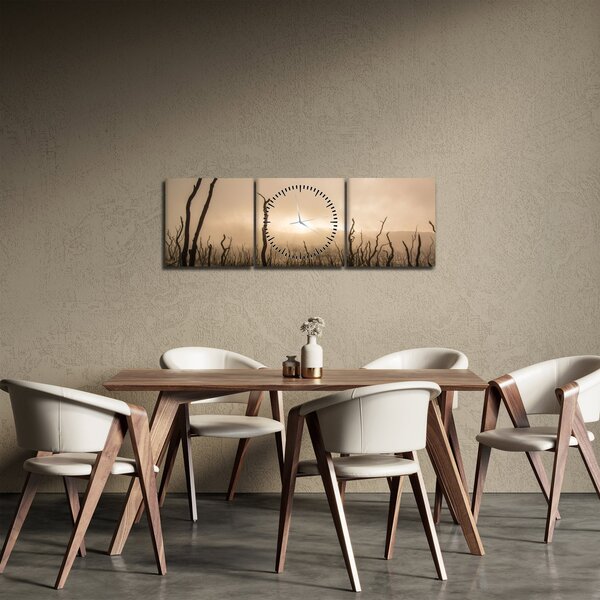 Kép - Csupasz fák (órával) (90x30 cm)