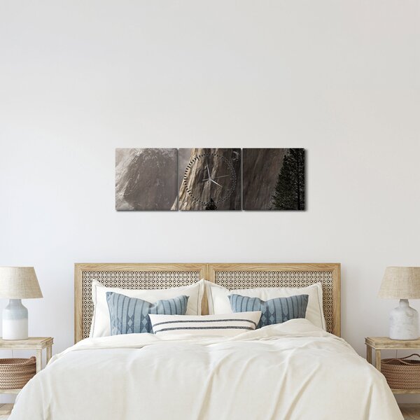 A Yosemite Valley Nemzeti Park, USA (órával) (90x30 cm)