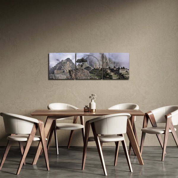 Kép - Machu Picchu (órával) (90x30 cm)