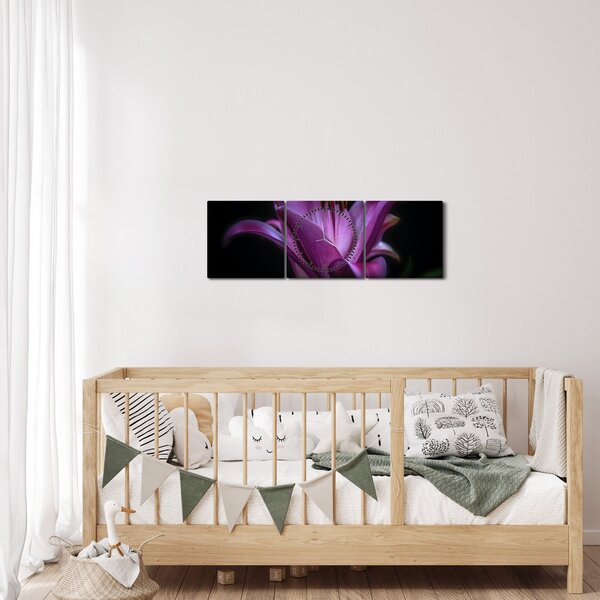 A liliom képe (órával) (90x30 cm)