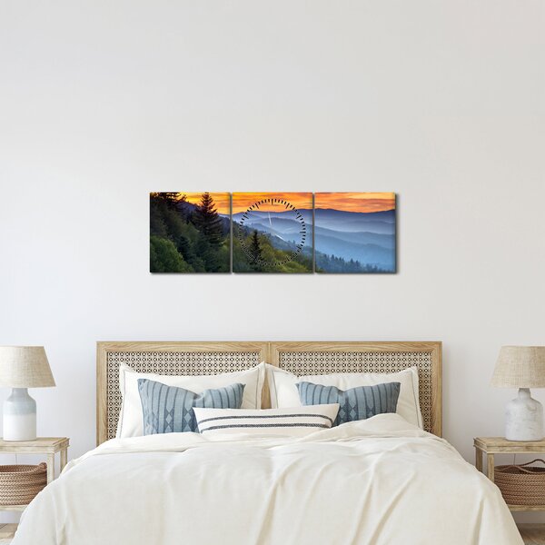 Kep - Vörös hajúak a hegyekben (órával) (90x30 cm)