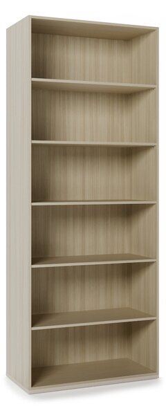 Könyvespolc Sermavi 149, Nyitott, Laminált forgácslap, 231x91x44cm, Tölgy