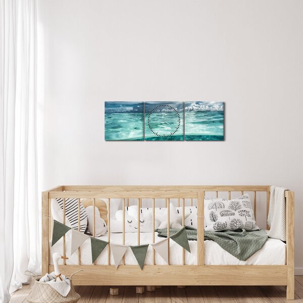 Kép - Kilátás a tengerszint alá (órával) (90x30 cm)