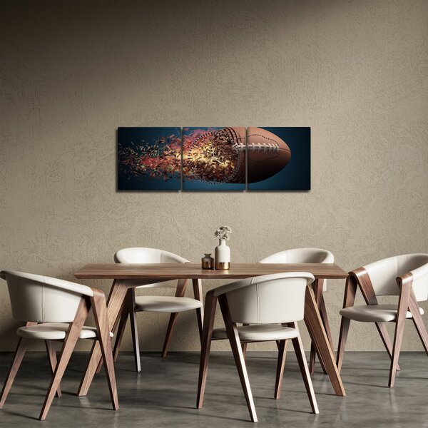 Kép - Rögbi labda akcióban (órával) (90x30 cm)