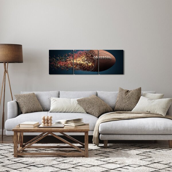 Kép - Rögbi labda akcióban (órával) (90x30 cm)