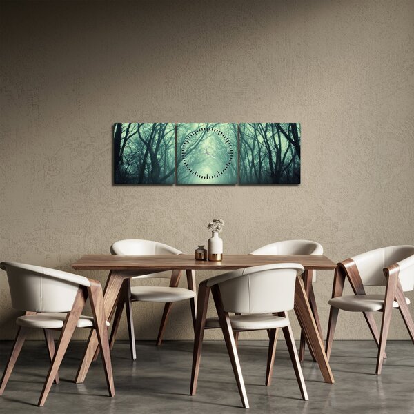 Kép - út a fasorban (órával) (90x30 cm)