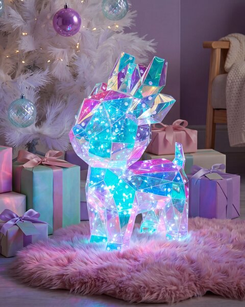 LED dekoráció PIENI 35 cm Rénszarvas Színes