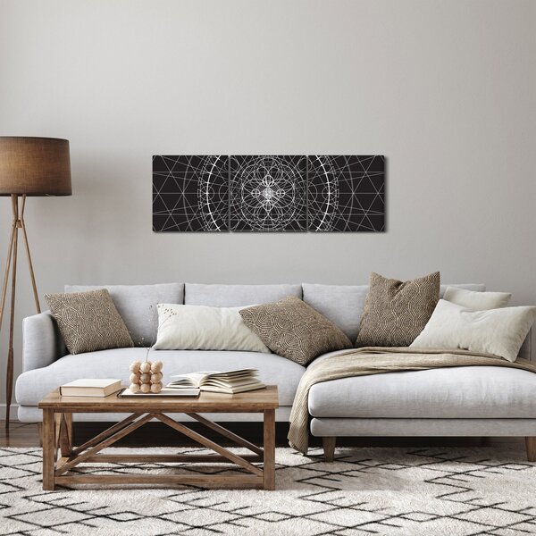 Kép - Óra absztrakciója (órával) (90x30 cm)